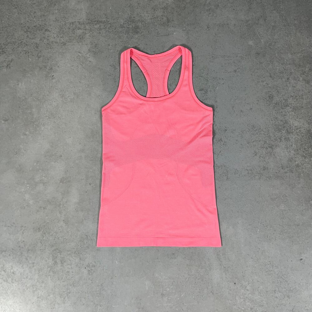 Lululemon Swiftly Tech Racerback Race Light Coral Pink Top Size 4 (Est)